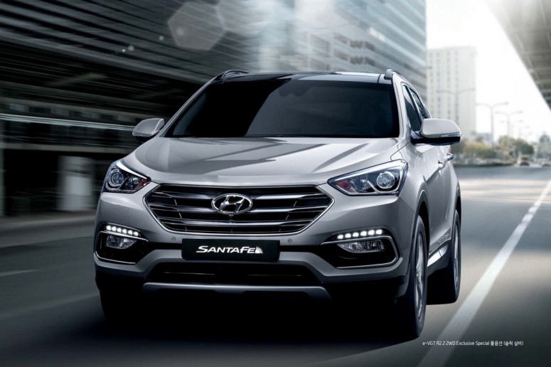 Hyundai показал рестайлинговый вседорожник Santa Fe 2016 [фото]