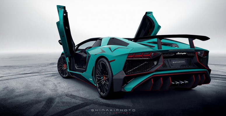 Фотограф раскрыл внешний вид родстера Lamborghini Aventador
