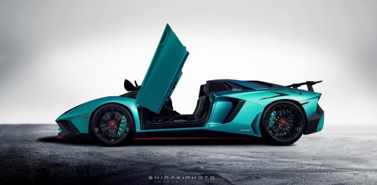 Фотограф раскрыл внешний вид родстера Lamborghini Aventador