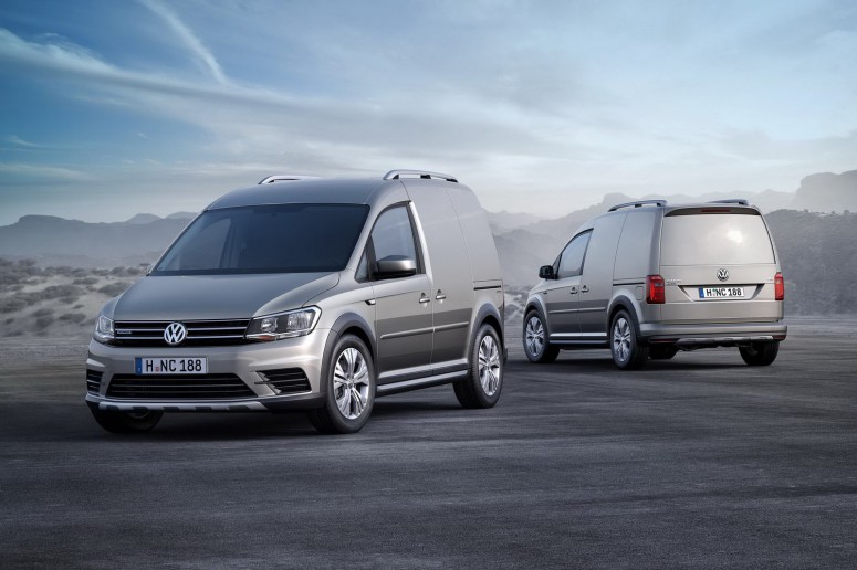 Новый VW Caddy Alltrack предложит внедорожный дизайн и полный привод