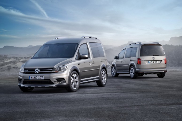 Новый VW Caddy Alltrack предложит внедорожный дизайн и полный привод