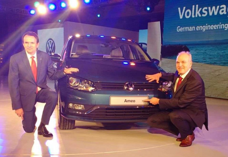 Volkswagen официально представил индийский седан Ameo [2 видео]