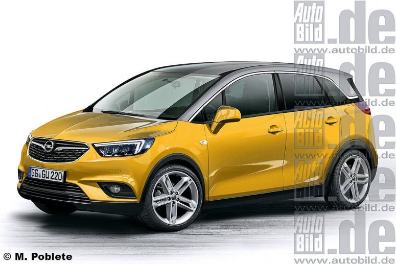 Opel сделает из минивена Meriva кроссовер