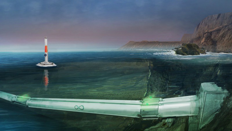Сверхзвуковой вакуумный поезд Hyperloop One сможет ездить и под водой