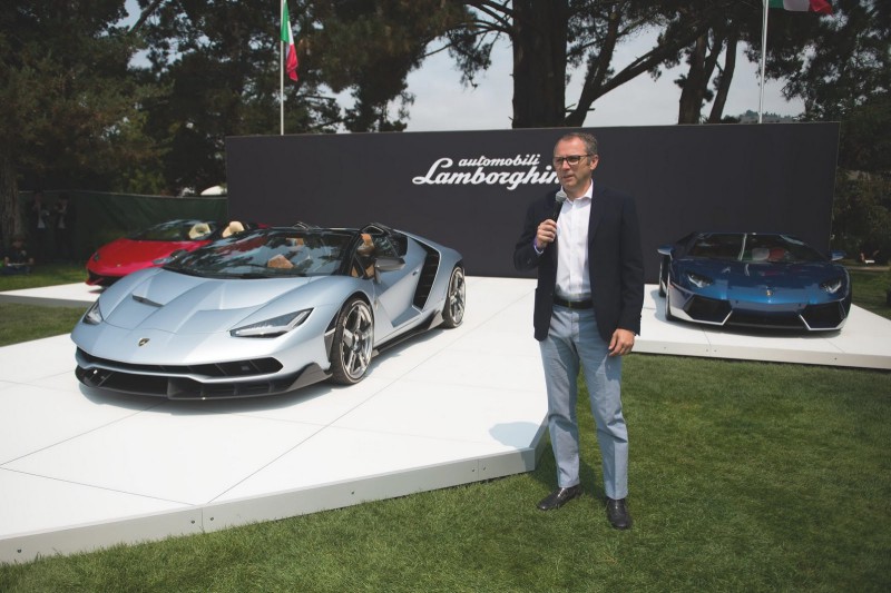 Lamborghini Centenario Roadster показали в Калифорнии
