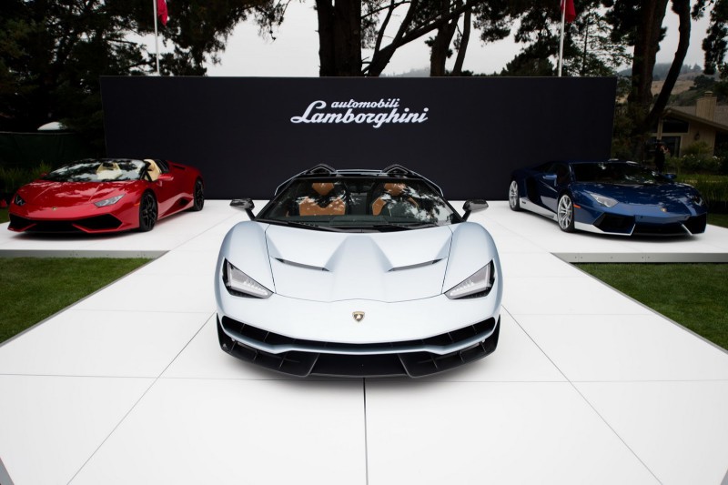 Lamborghini Centenario Roadster показали в Калифорнии