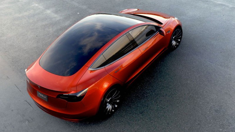 Tesla разработала специальное стекло для крыши Model 3