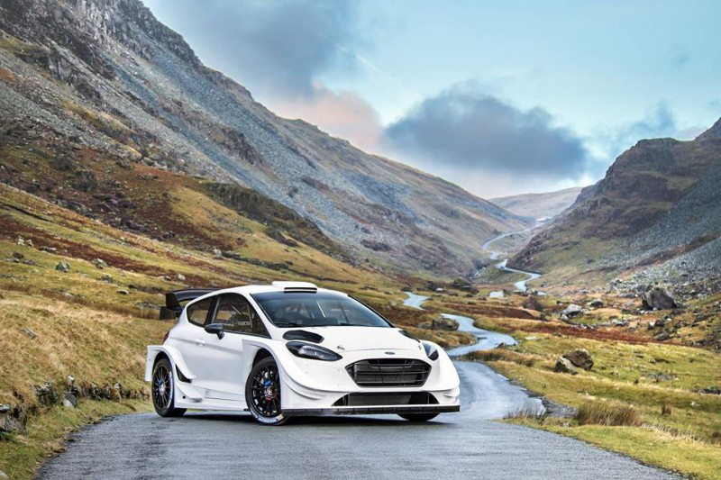 Ford показал экстремальную раллийную модель 2017 Fiesta WRC