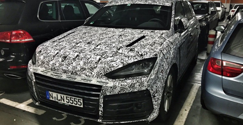Кроссовер Lamborghini Urus спрятали в кузов Audi Q7: шпионское фото