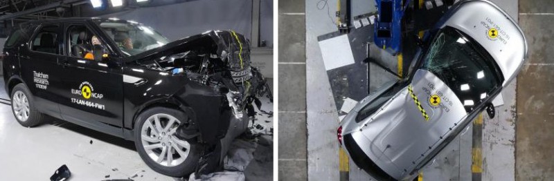 Euro NCAP разбил еще шесть автомобилей, включая Discovery, Q5 и C-HR [видео]