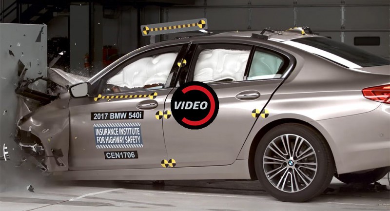 Новый BMW 5 Series оказался одним из самых безопасных автомобилей [видео]