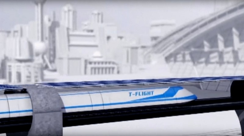 Китайский «Летающий поезд» собирается достичь 4 000 км/час