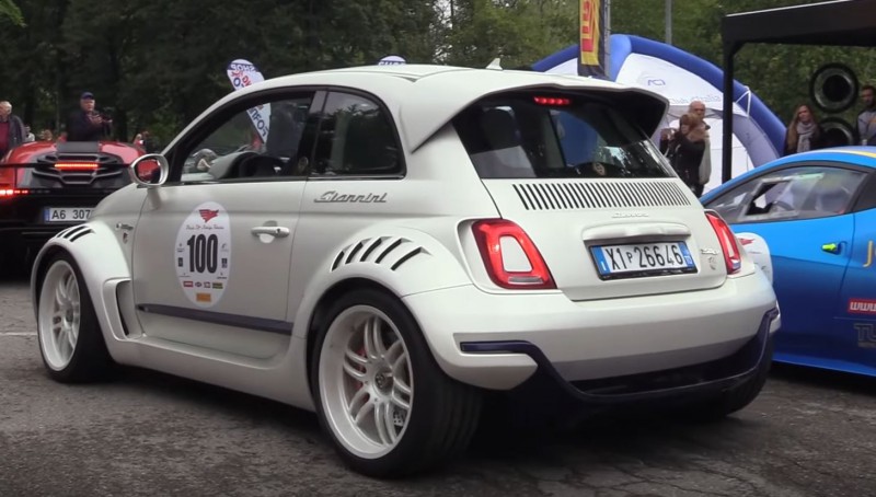 Fiat 500 превратили в суперкар и просят за него цену, равную Audi R8 [видео]