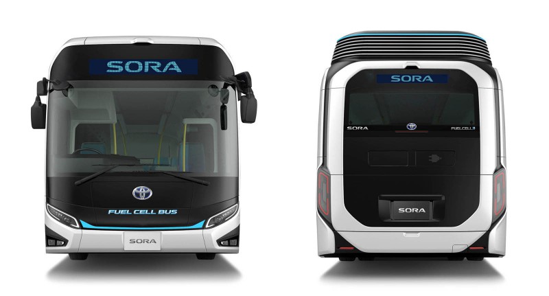 Toyota готовит к Токийскому автосалону водородный автобус и минивэн будущего