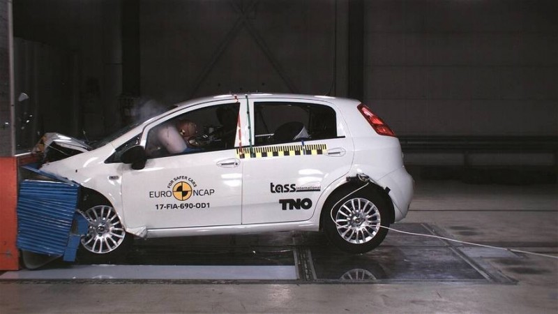 Fiat Punto первым в мире получил нулевой рейтинг безопасности