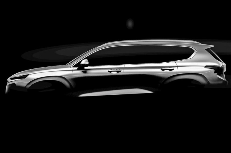 2018 Hyundai Santa Fe анонсировал свою премьеру на Женевском автосалоне