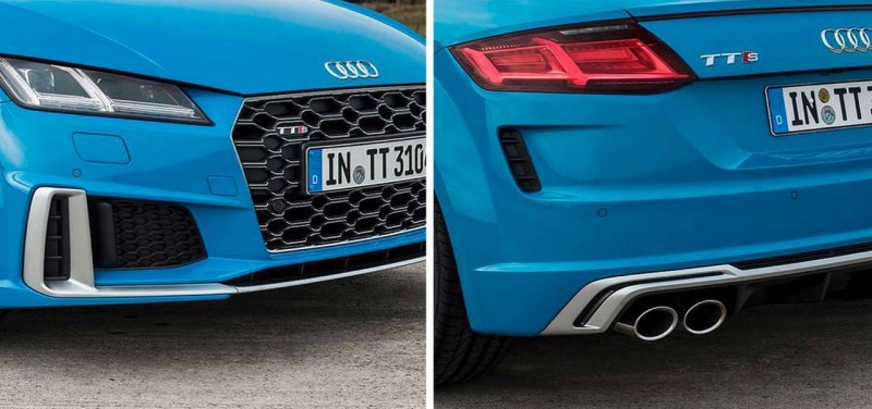 Обновленная 2019 Audi TTS просочилась в Сеть