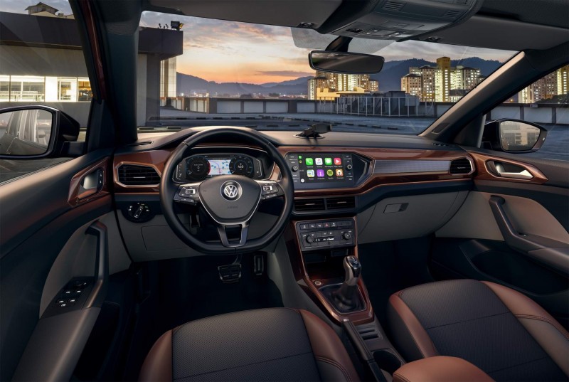 Стоимость 2019 VW T-Cross в Германии начинается с 17 975 евро