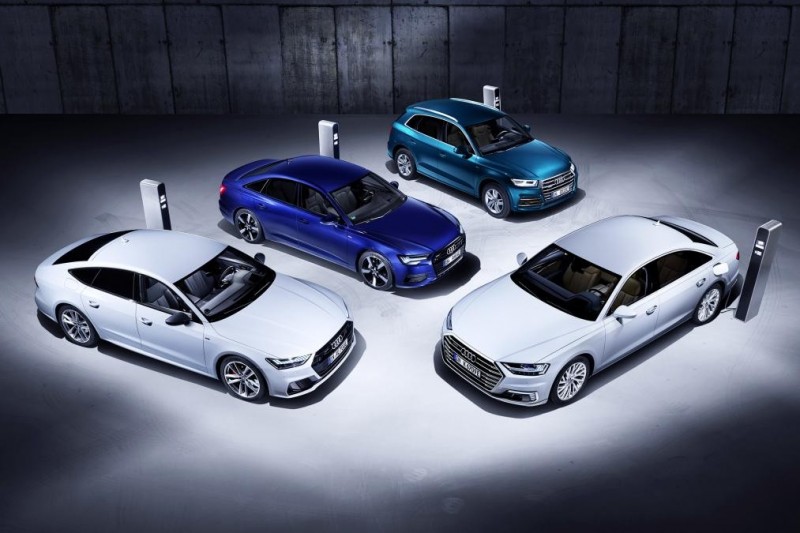 Audi Q5, A6, A7 и A8 получили новую плагин-гибридную трансмиссию TFSIe