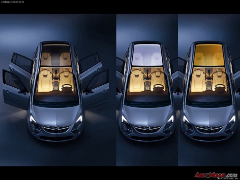 Opel Zafira Tourer Concept: зал на колесах [2 видео & 18 фото]
