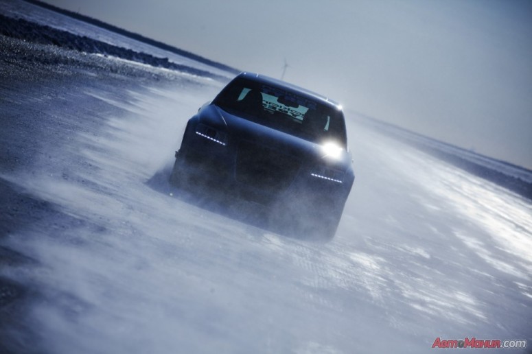 Новый рекорд скорости на льду: Audi RS6 на шинах Nokian [видео фото]