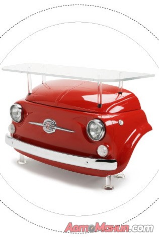 Fiat: мебель, вдохновленная Fiat 500