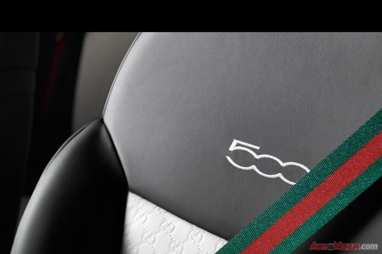 Русская модель рекламирует Fiat 500 от Gucci