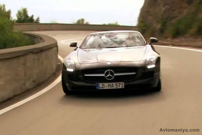 Mercedes SLS AMG Roadster: новое промо-видео [видео]