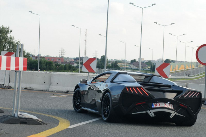 Польский \"Lamborghini\" отправляется в путь [видео]