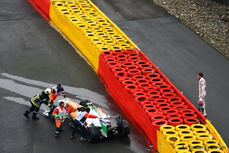 За кадром Гран-при Бельгии 2011: подготовка (фоторепортаж)