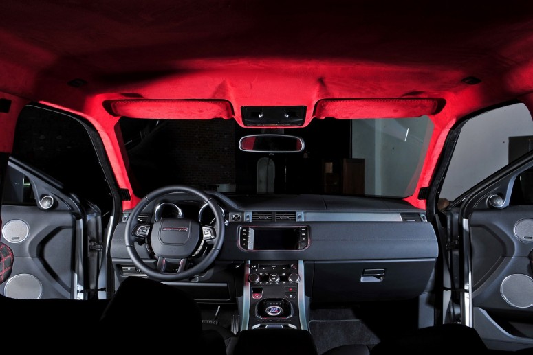 Шинники Marangoni \"обули\" Range Rover в красные покрышки