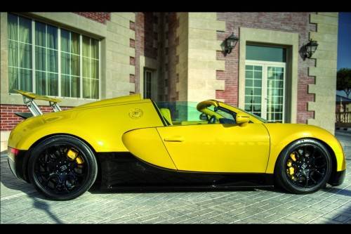 Bugatti представит в Катаре желтый Veyron