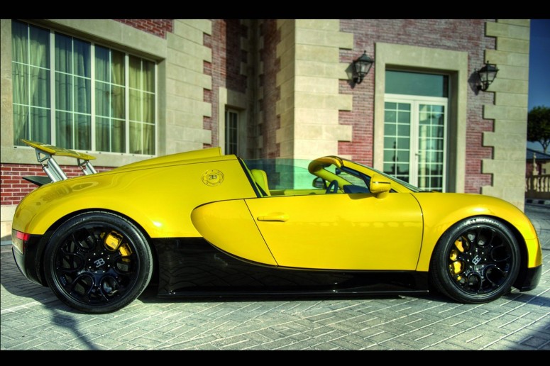 Bugatti представит в Катаре желтый Veyron