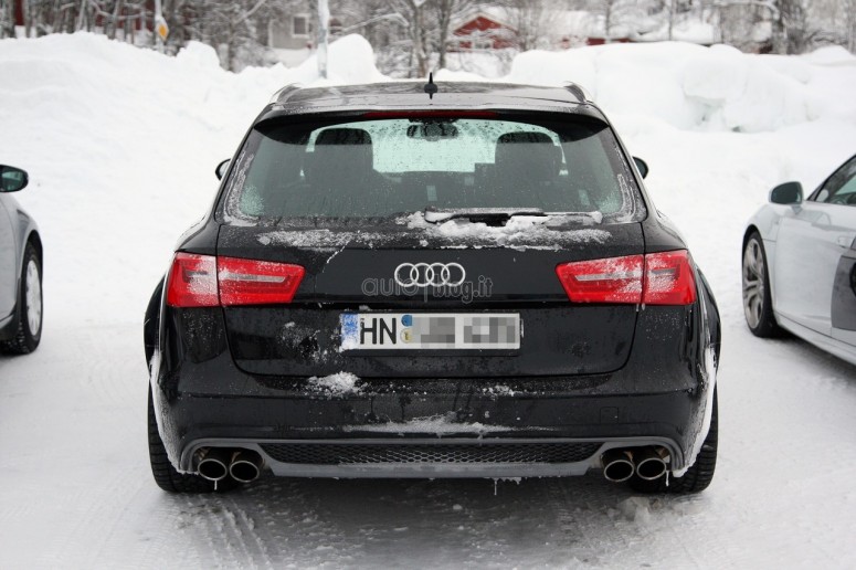 Новый прототип 2013 Audi RS6 Avant \"нарисовался\" в Швеции