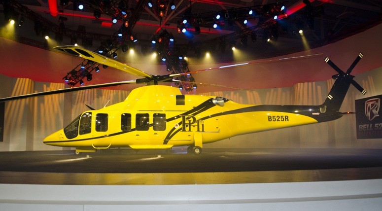 Вертолет Bell 525 похож на гигантский летающий автобус