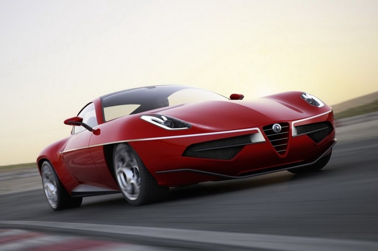 Alfa Romeo Disco Volante 2012 – возрождение ретро-дизайна [фото]