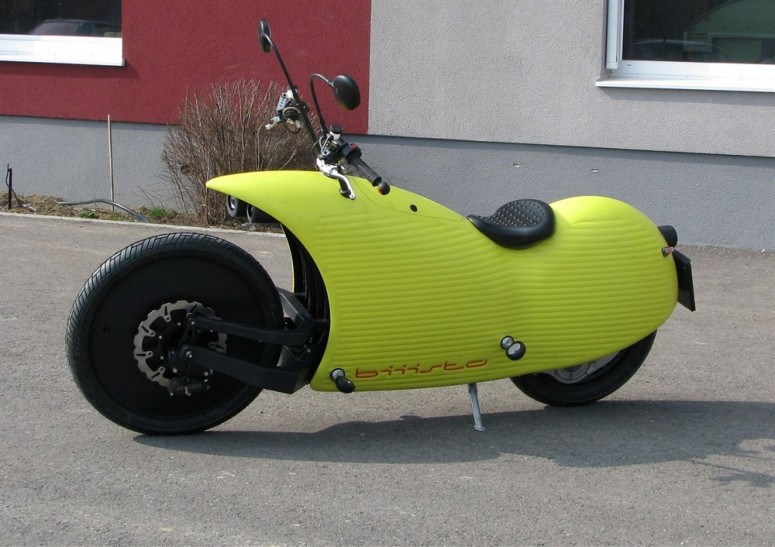 Чудовищно футуристический электро-мотоцикл Biiista