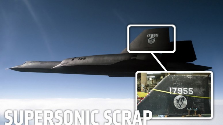 Хвостовой плавник сверхзвукового разведчика SR-71 Blackbird за sr-71-blackbird-10jpg млн
