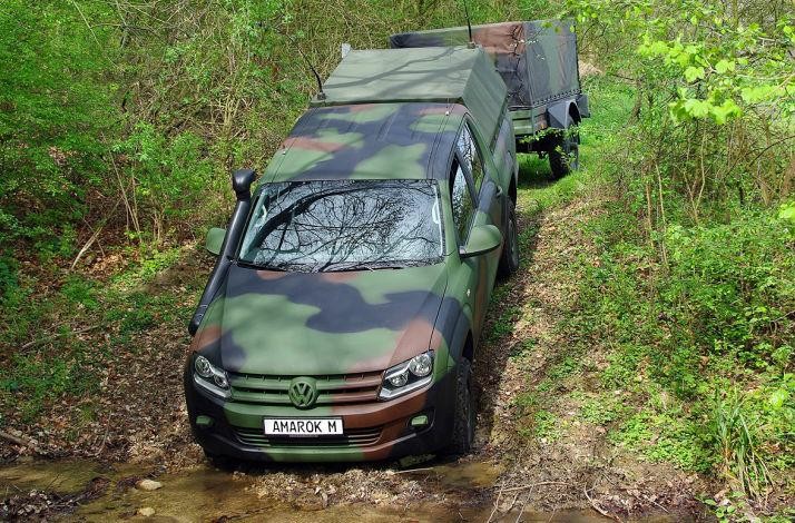 Пикап Volkswagen Amarok призвали в армию