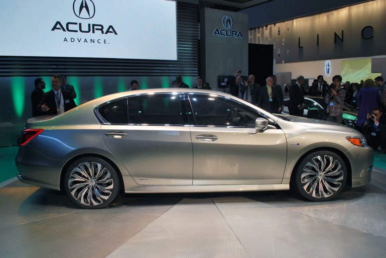 Полноприводный флагманский седан Acura RLX появится в 2013-м