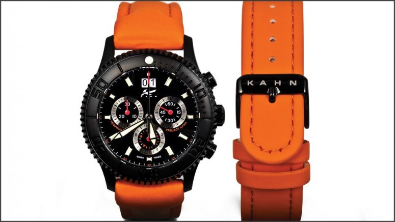 Kahn продемонстрировала оранжевые часы Vesuvius Edition