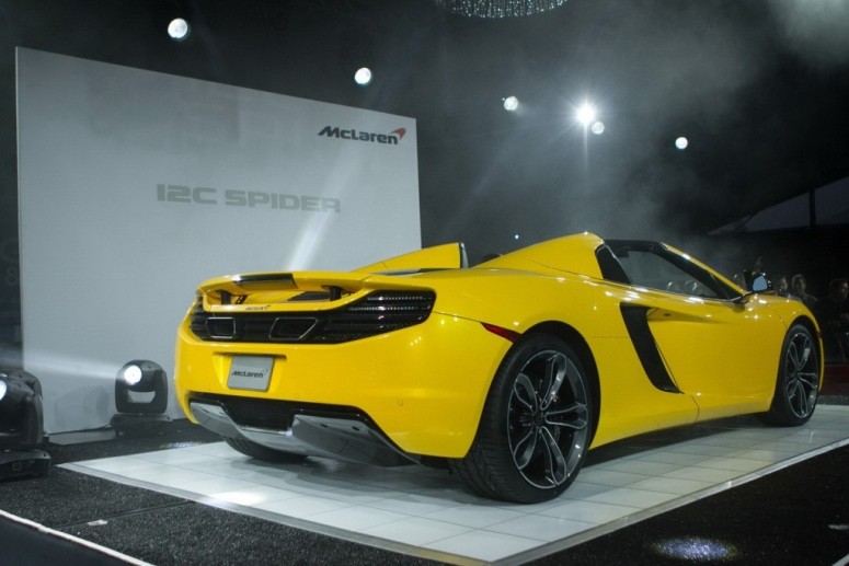 McLaren представил 12C Spider на Pebble Beach [видео]