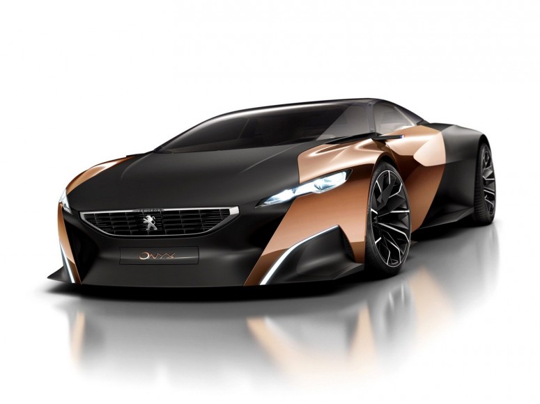 Концепт футуристического суперкара Peugeot Onyx покажут в Париже