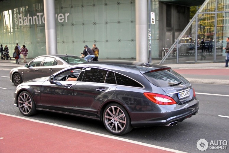 Заряженный универсал Mercedes CLS63 AMG 2013 вновь заметили в Германии