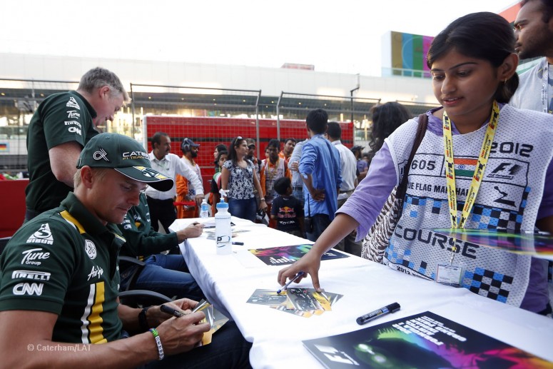 За кадром Гран При Индии 2012 (фоторепортаж)