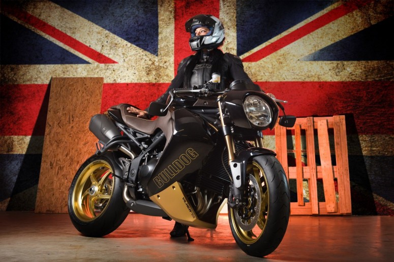 Vilner представил мотоцикл Triumph в версии «Бульдог» [фото, видео]