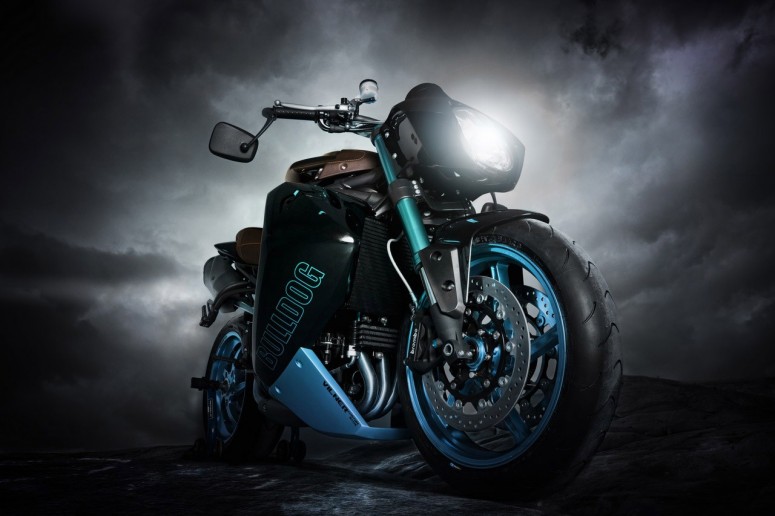 Vilner представил мотоцикл Triumph в версии «Бульдог» [фото, видео]