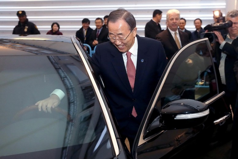 Hyundai построил бронированный лимузин для Генсека ООН