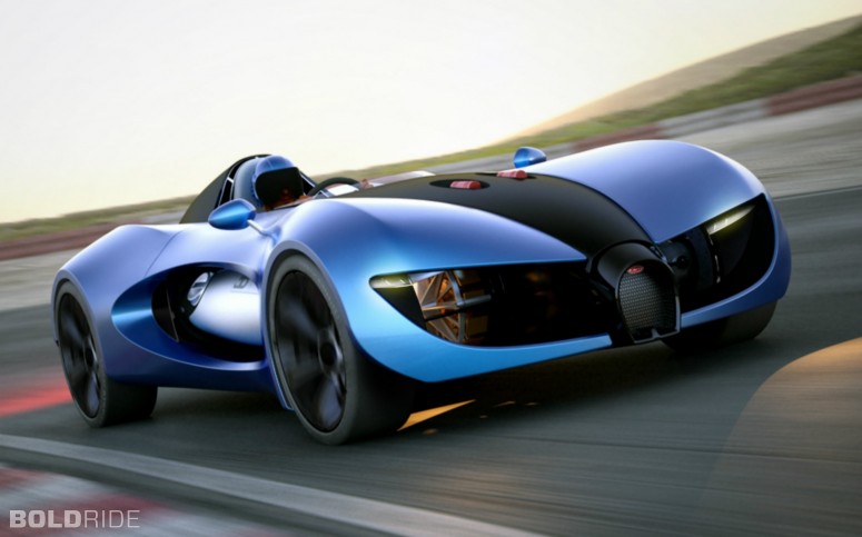 TypeZero: идея одноместного спорт-кара Bugatti [фото]