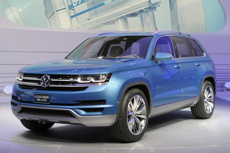 Концепт Volkswagen CrossBlue: больше, но хуже Touareg [фото]